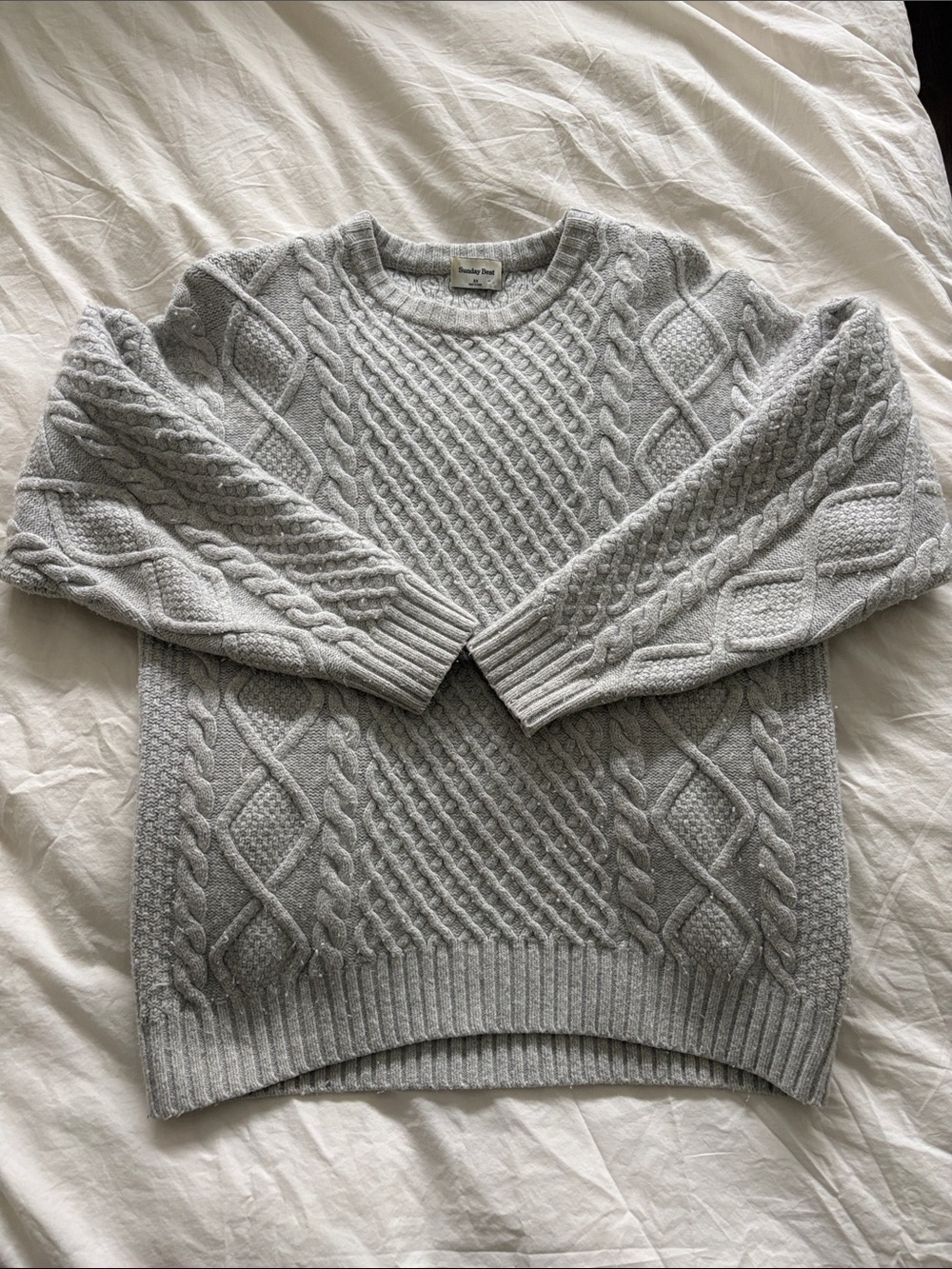 Sunday best Peggy cable knit sweater